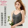 Oudifen Women's Thickened Seamless Backless Camisole Vest with Chest Pads