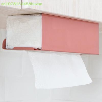 Železný Materiál Držák na Kapesníky Silná Nosnost Instalace Bez Vrtání Pod Skříňku Držák Držák na Papírové Utěrky Kuchyň