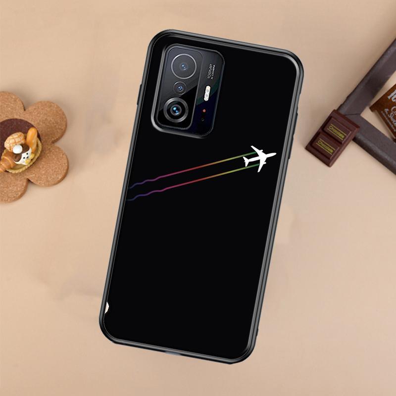Airplane Aircraft Case For Xiaomi 13 14 Ultra 11T 12T 13T 14T Pro POCO X7 Pro X3 X5 X6 F3 F5 F6 M6 Pro Cover