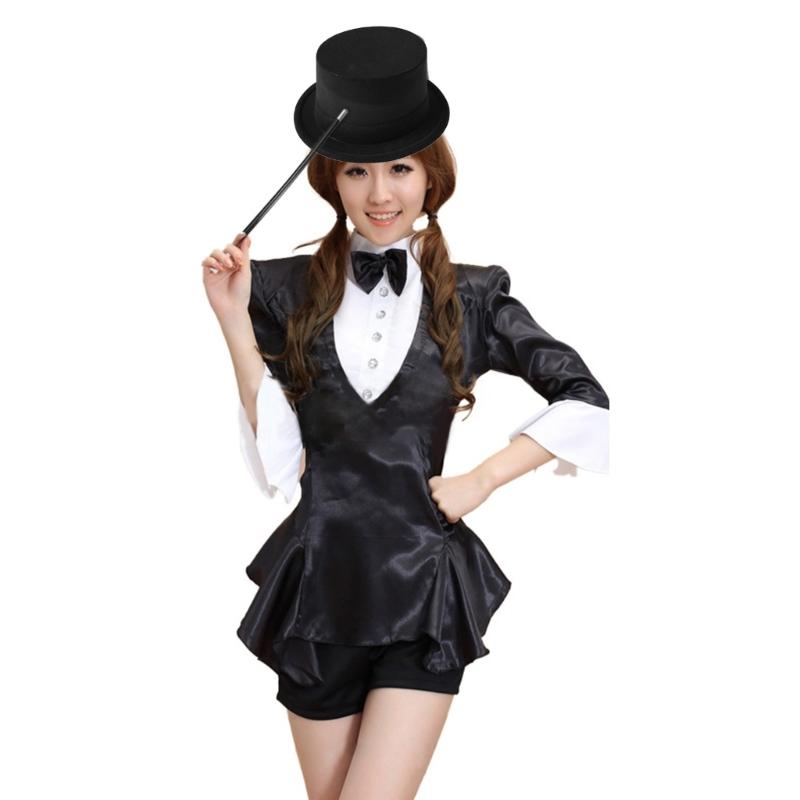 Dress Up Magician Top Hat for Adult Theme Party Hat with Roll Trim Costume Gentleman Top Hat HippiesHat Stage Hat