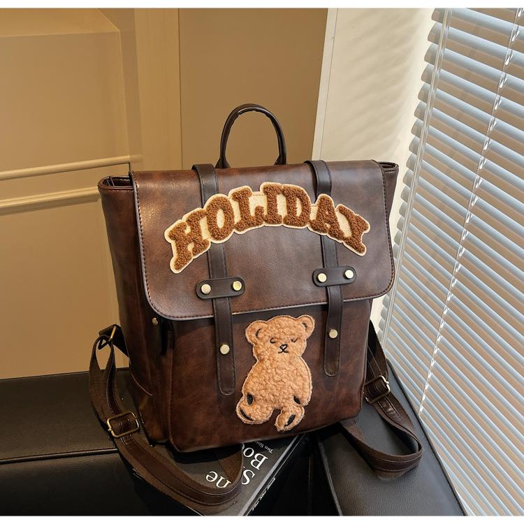 Vintage Backpack Commuter Backpack Student School Bag