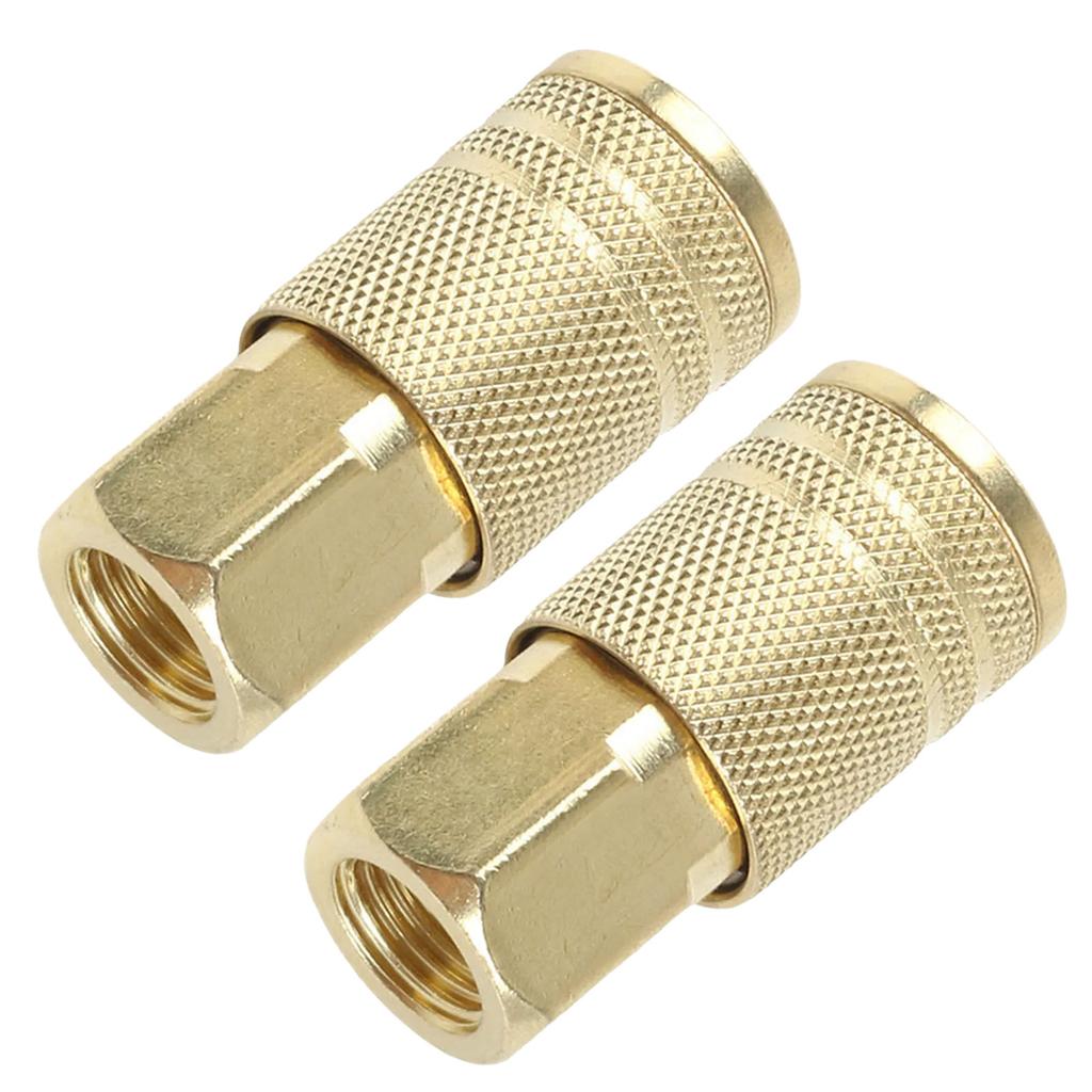 2Pcs Industrial Male Thread Pneumatic Quick Connector for Air Compressor Coupler 1/4 Coupling Connector Accessories