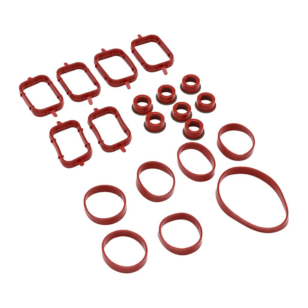 Engine Intake Manifold Gasket Set Replacement for X5 335D 3.0L 11612246945 for 22mm 33mm Engines