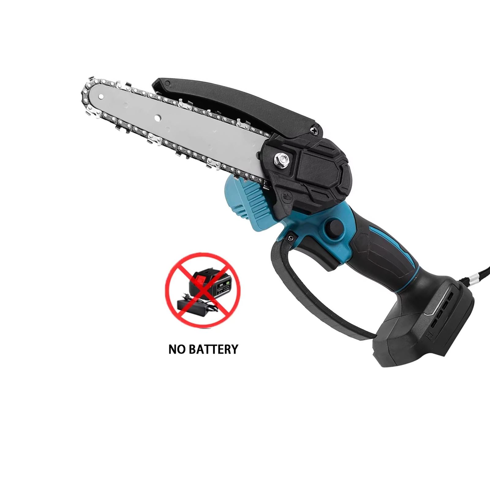 

Saw for Tree Trimming Handheld Electric Power Chain Cutting tool type garden saw Tool 6-inch Mini Chainsaw Cordless