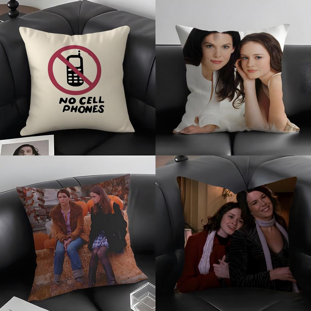 GGilmore GirlsS TV Series Cushion Cover Pillowcase Ultra Soft Skin Friendly Fabric Cloud Like Comfort  Concealed Zipper