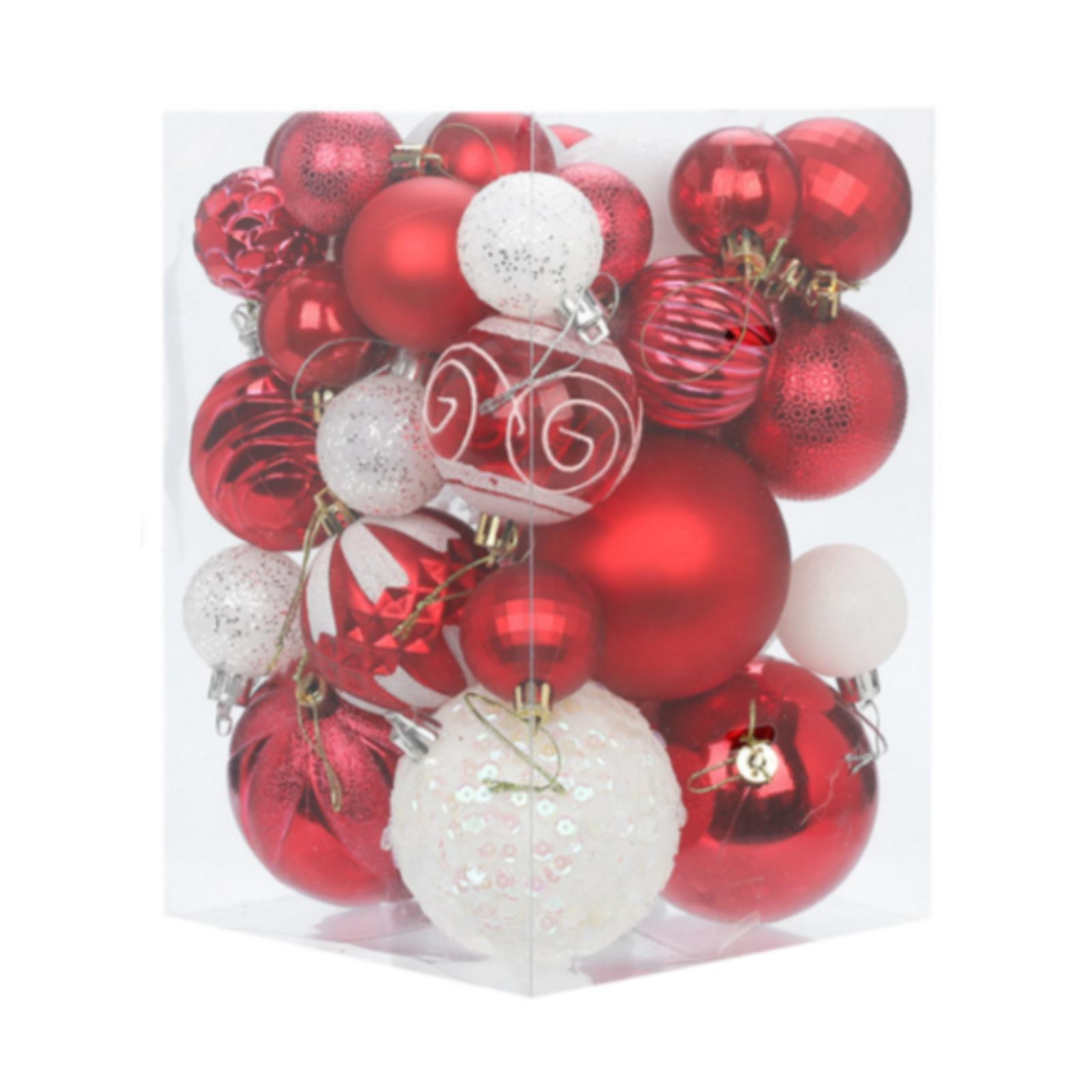 

36Pcs Ornaments for Christmas Tree Decoration Balls for Home Wall Door Porch