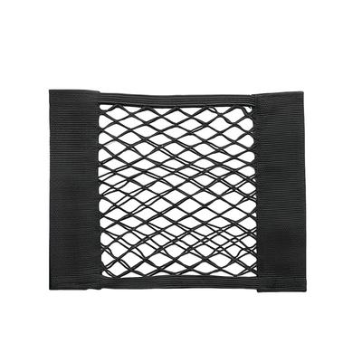 Sac de Rangement de Voiture, Filet de Rangement de Voiture, Sac en Maille, Rangement Filet Boîte Arrière de Voiture, Velcro