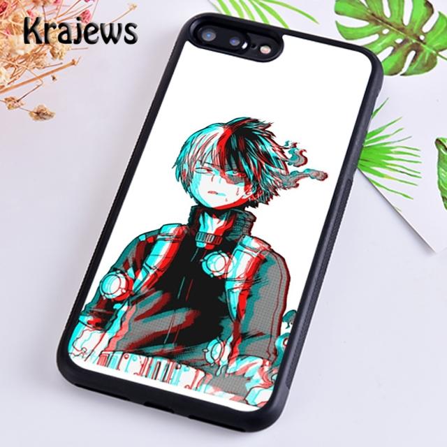 Kryt na telefon Krajews Shoto Todoroki My Hero Academia pro iPhone 14 5 6s 7 8 plus 11 12 13 pro XR XS max Galaxy S21 S22ultra