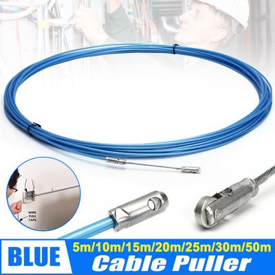 1.2mm Steel Wire Cable Puller Threading Tool for Electrician Construction Wiring Installation with Built-in Wire Guide
