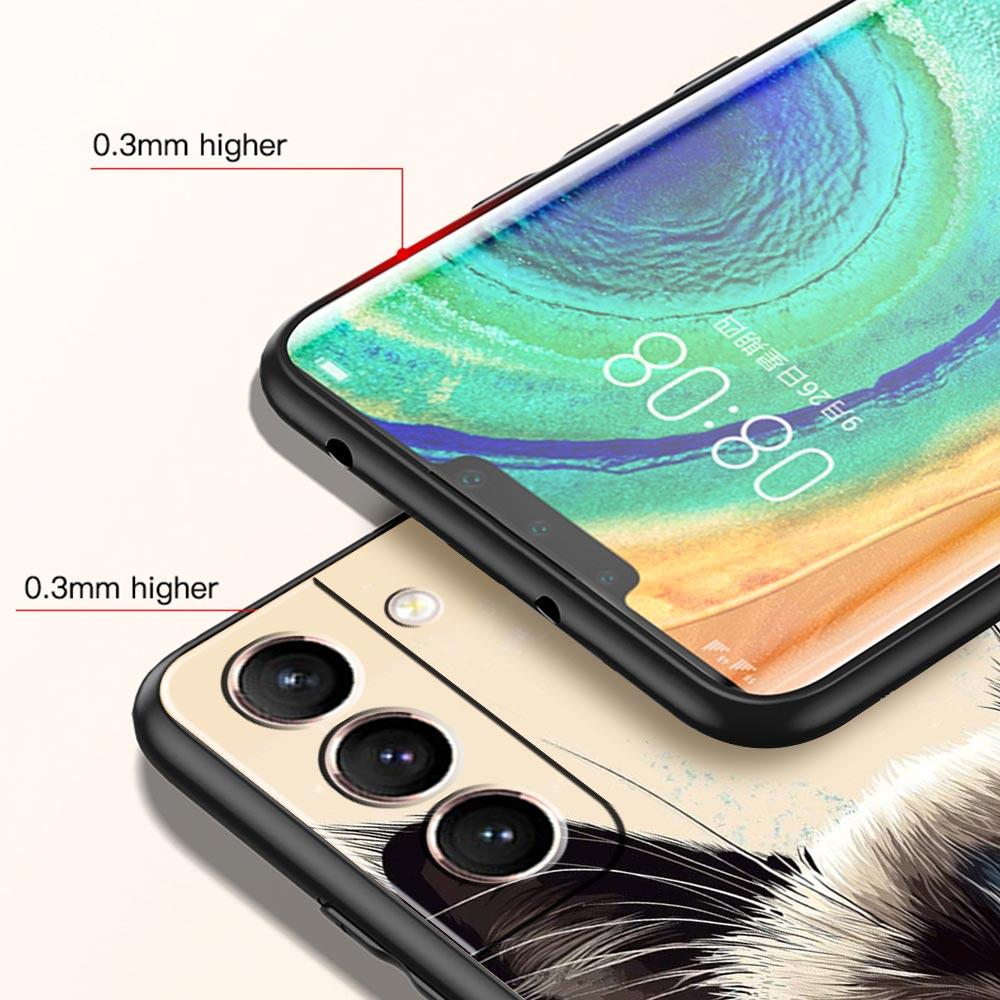 Daily Life of Cute Cats Phone Case For Samsung Galaxy S26 Ultra S25 Plus S24 FE S23 S22 5G S21 S20 Cover Black Soft