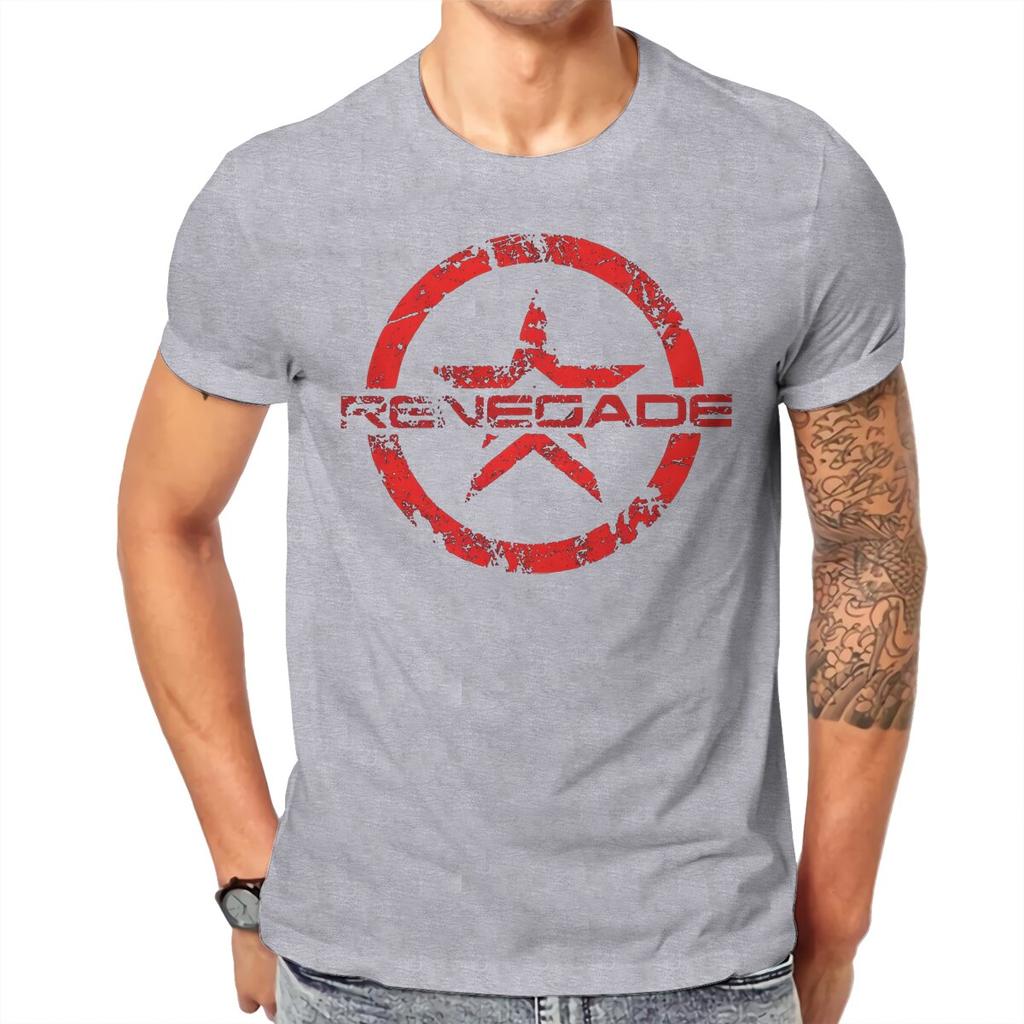 Mass Effect ME Renegade T Shirt Unisex Tees Summer Clothing Cotton Crewneck TShirt