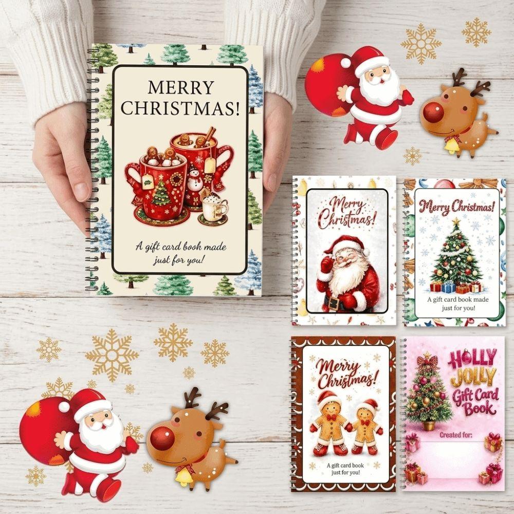 Christmas Theme Gift Card Book Booklet Format Christmas Gift Card Holder Gift Card Organizer Teens