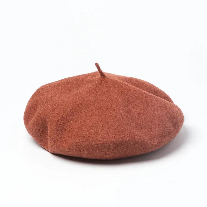 2026 Big Size L Fashion Wool Berets Women Men Large Size 60cm Unisex French Painter Beret Caps Warm Chapeau Female Walking Cap