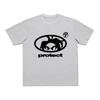 Men's T-shirt Oversized Top Summer Harajuku Pattern Short Sleeved T-shirt Retro Korean Fashion Y2k Streetwear