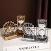 Sand Glass Ferris Wheel Hourglass Plastic Ferris Wheel Ornament Clock Art Sand Clock Timer  Office