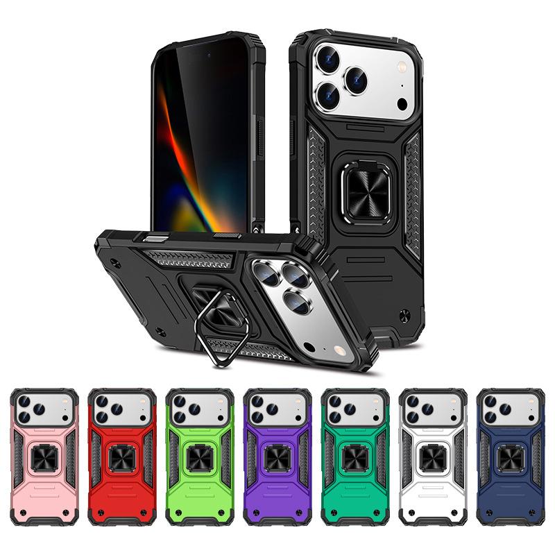 Hot Sale Applicable Apple 17 Mobile Phone Case Car Magnetic Holder iPhone16Pro Mobile Phone Case 15