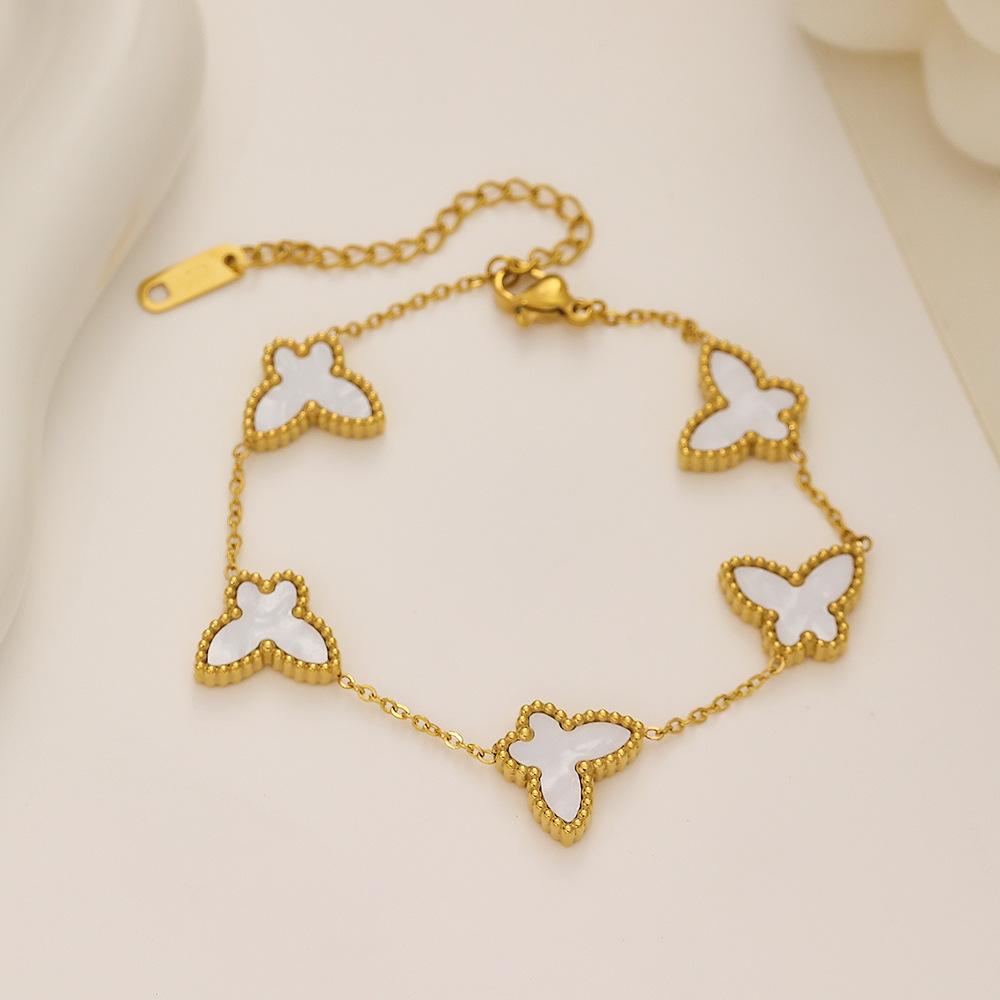 Niche Design Double-sided Fritillaria Bracelet High-quality Butterfly Bracelet