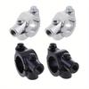 2Pcs/pack 22mm Motorcycle Handlebar Metal Rear View Motorcycle Mirror Mount Holder Accessories Motor Mirror Mount Clamp Bracket