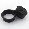 80MM Desk Cord Grommet Wire Hole Cover Line Outlet Port Threading Box Cover Cable Passing Box Office Table Cable Organizer