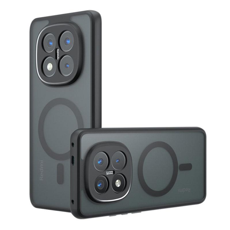 Pro Magsafe Nárazuvzdorný Kryt na Telefon pro Xiaomi Redmi Note 14 4G 5G Note 14 Pro Plus Magnetický Tvrdý Akrylový Nárazník Matný Kryt Pouzdra