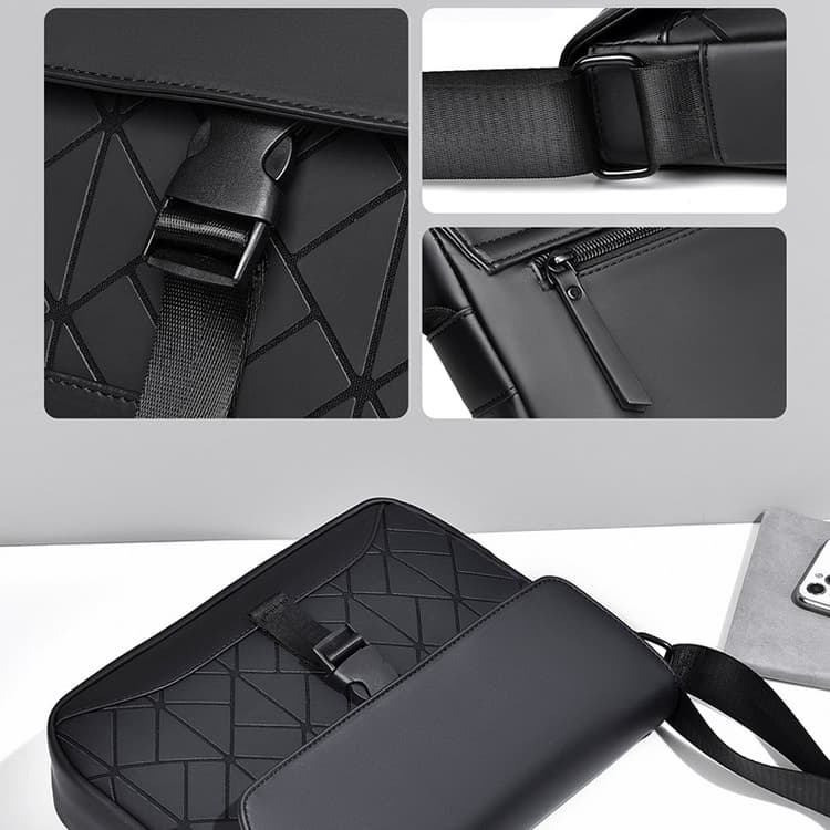 Neue Diamant-Messenger-Mode-Herrentasche kleine quadratische Tasche