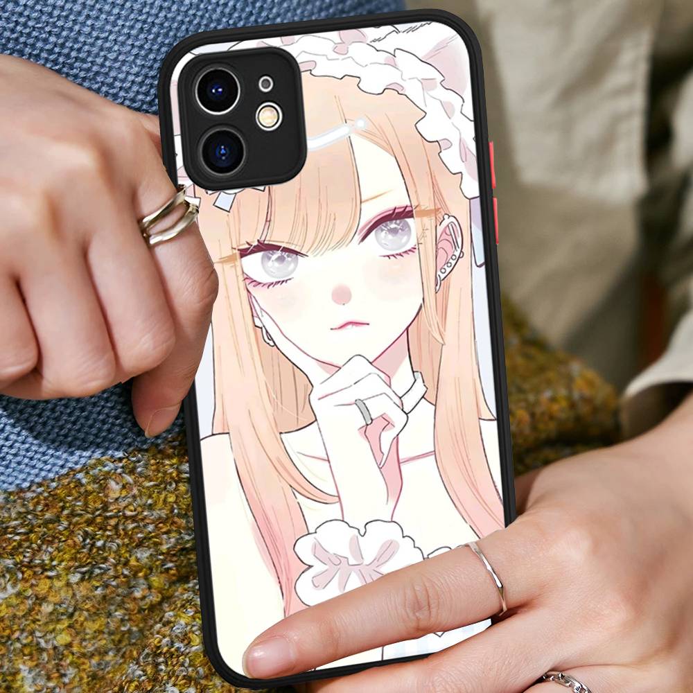 

Anime My Dress Up Darling For iPhone Air 16 15 14 Plus 13 12 11 Pro Max Matte Cover Jelly Shockproof Phone Case iphone 12pro max