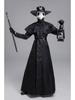 Steampunk Medieval Plague Doctor Costume with Raven Bird Beak Mask
