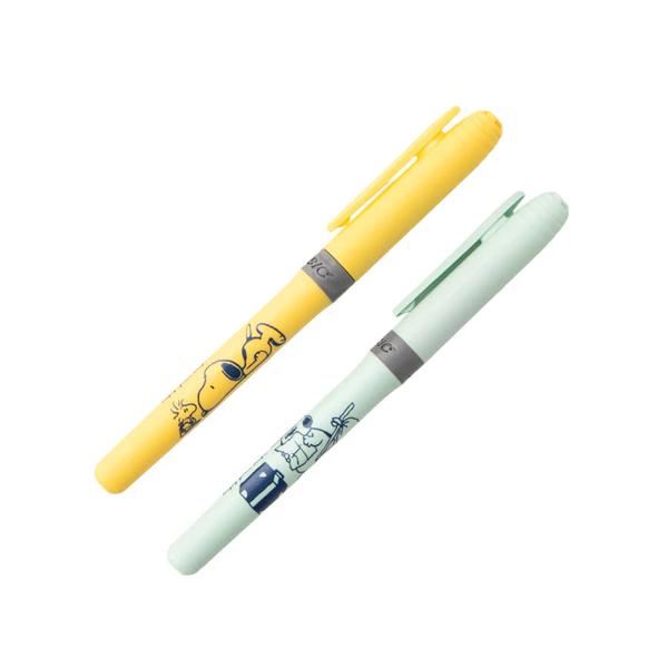 PEANUTS Snoopy Ballpoint Pen and Marker Set (enjoy Your Trip) Japan NEW