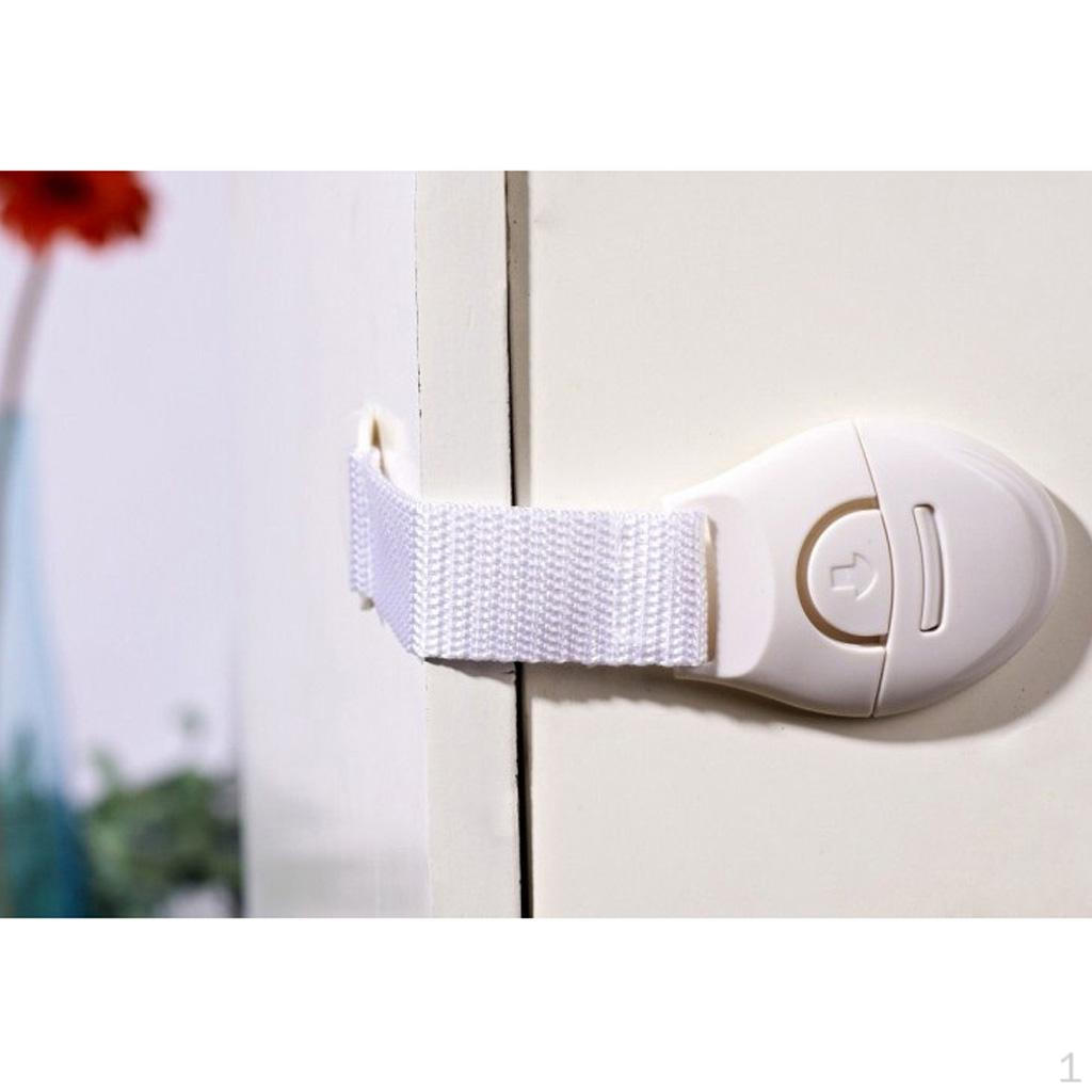 

Cabinet Locks Child Lock - ing Safety Latch with Tape, Used for Wardrobe, Fridge, Toilet Long-e