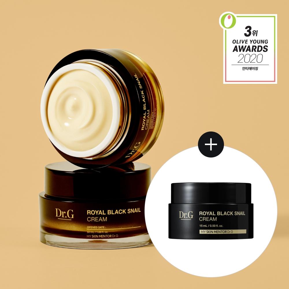 Dr.g [gift] Dr.g Royal Black Snail Cream Set  50ml+15ml Free