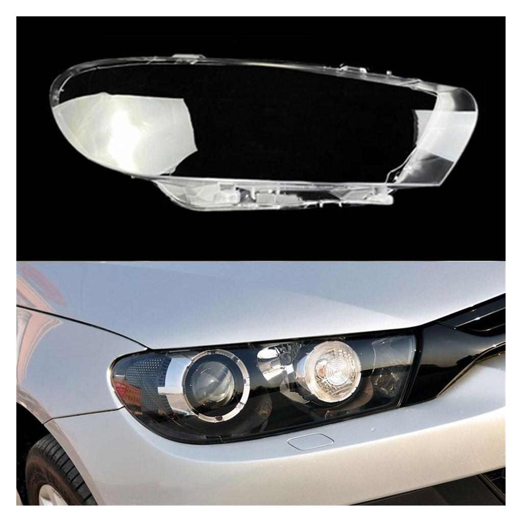 Headlight Lens Cover For Volkswagen VW Scirocco 2008-2016 Car Headlight Shell Cover Replacement Lampshade Shell