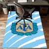Argentina Football club Printed Office Carpet Chair Cushion  Entryway Rug, Rugs for Living Room, Bedroom Christmas gifts