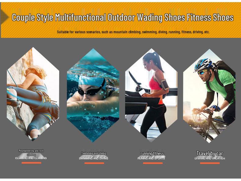 2023 Breathable Outdoor Five-Finger Beach & Hiking Shoes for Couples
