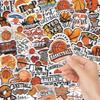 50 Basketball Graffiti Sticker Sheets: Waterproof PVC for Luggage, Notebooks, Phones, and Computers