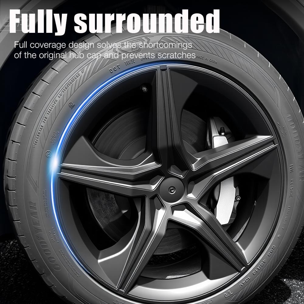 4PCS Full Cover Wheel Cover Replacement Performance for Tesla Model Y Juniper 19 Inch Wheel Caps Automobile Hubcap 2025