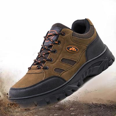 Wanderschuhe Übergröße Herren Sportschuhe 2024 Herbst und Winter neue Herrenschuhe Lederoberfläche lässige Herrenschuhe Arbeitsschutzschuhe
