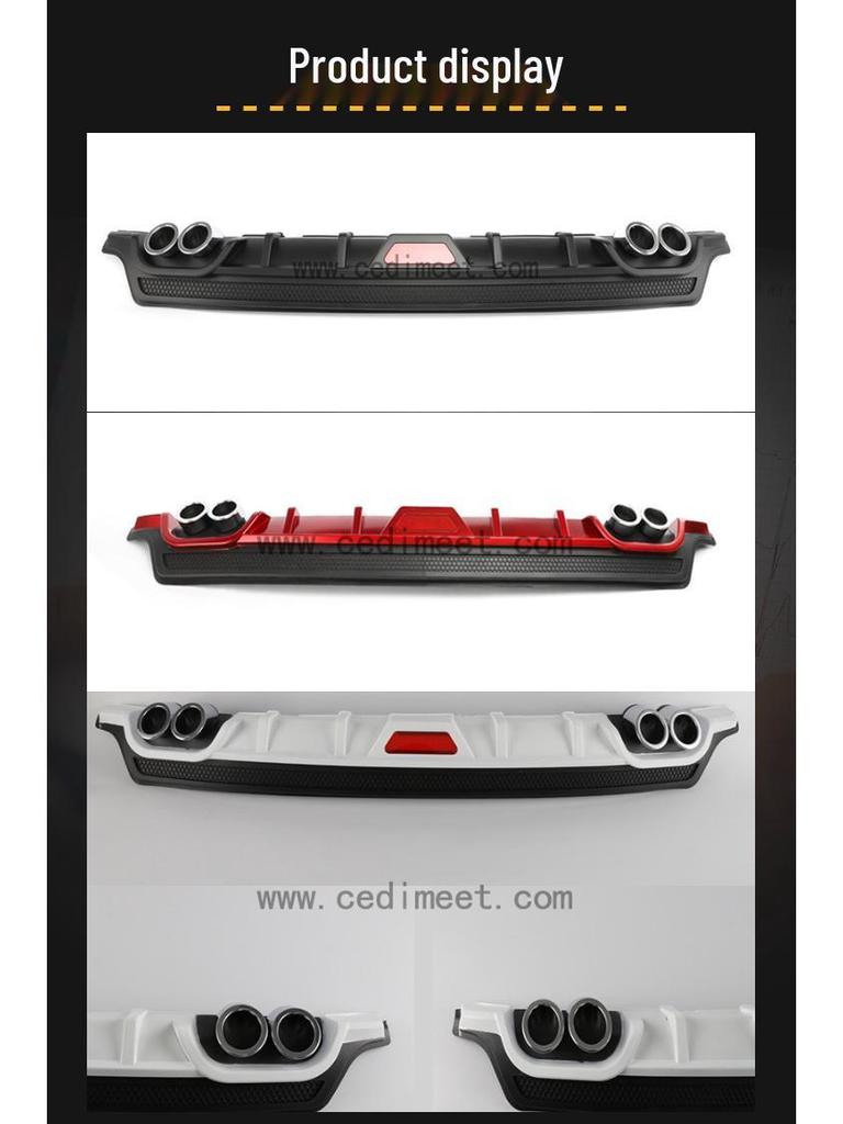 Universal Rear Lip Bumper Accessory for 14-18 Corolla - Modified Car Part