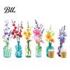 Bathroom Window Decal Spring Summer Flower Butterfly Cling Colorful Floral Sticker Scratch-resistant Removable Double-Sided Static Decals for
