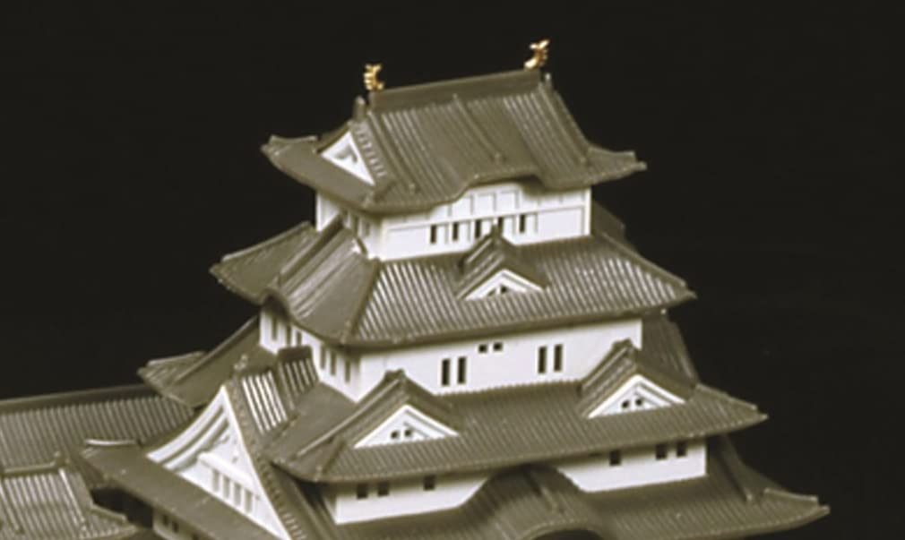 DOYUSHA Scale Japanese Famous Castle Standard Himeji Castle Plastic Model Molded Color 1/500 S-21