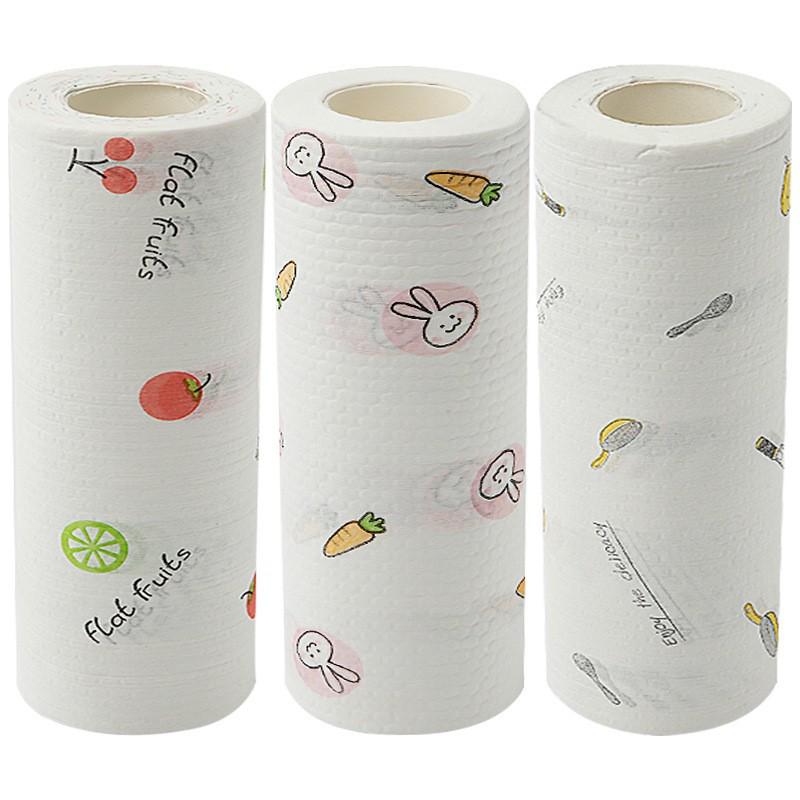 Thickened Dual-Use Kitchen Cloth: Disposable Wet & Dry Water-Absorbing Dishwashing Rags