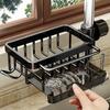 Kitchen Sink Faucet Shelf Sponge Dish Cloth Rack Holder Racks Storage Organizer