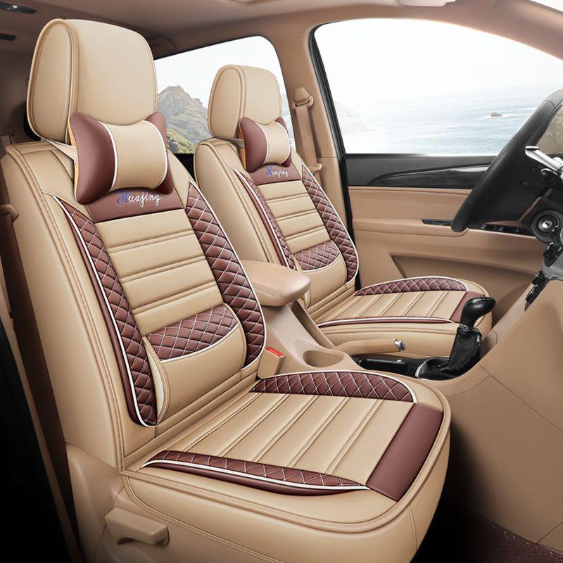 Leather Linen Seat Covers for Wuling Hongguang S, PLUS/S1 S3, Jiachen, Rongguang V, Baojun 730, Ounuo, Weiwang M20