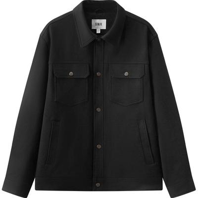 Semir Men's Classic Knit Lapel Jacket