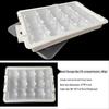 Glass Seed Bead Organizer: 64-Compartment Transparent DIY Jewelry Storage Box