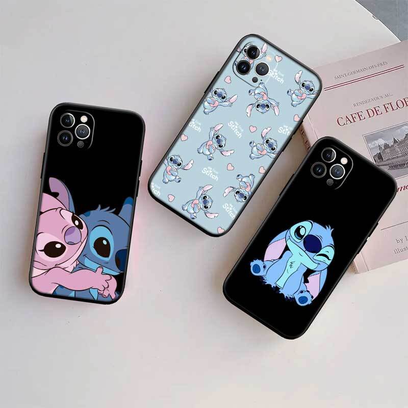 Cute Lilo Stitch Phone Case for Redmi Note 12 12S 12C 13 13C 13R 14 14S 14R 14C 11A 13X A3 A3X A4 A5 Pro Max Plus