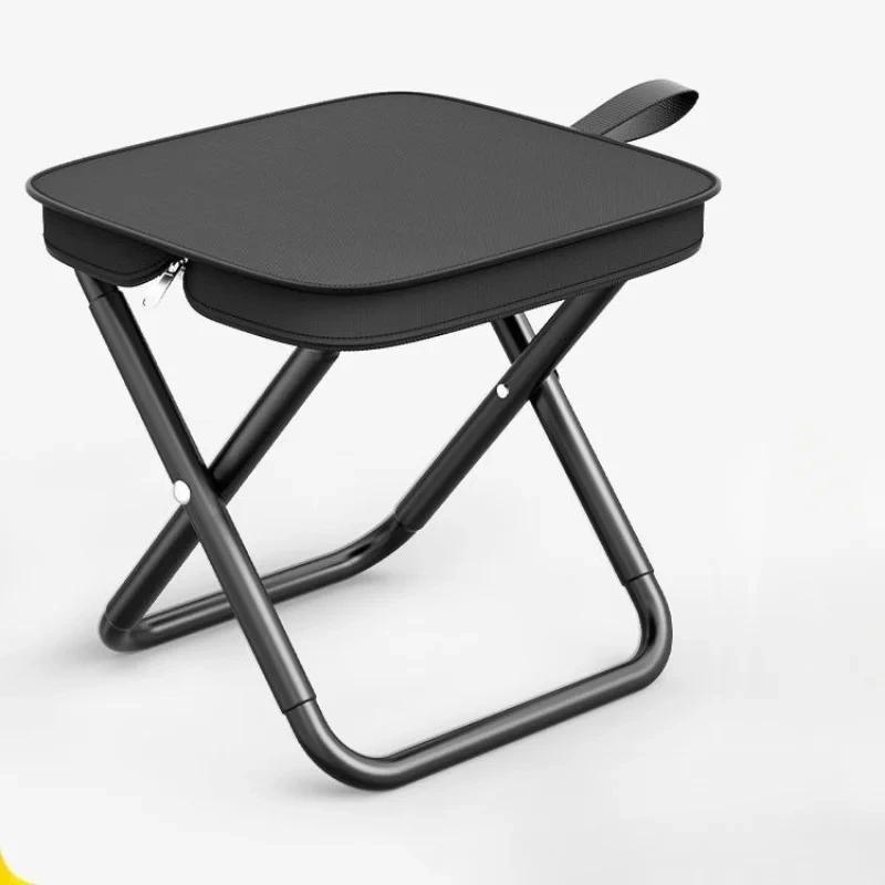 

1/2pcs Portable Multifunctional Outdoor Picnic Camping Folding Chair, Light Fishing Stool, Travel Stool, Fishing Accessories