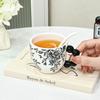 Retro Flowery Creative Ceramic Mug Home Cup Office Coffee Cup Breakfast Afternoon Tea Cup Living Room Desktop Drinking Utensils