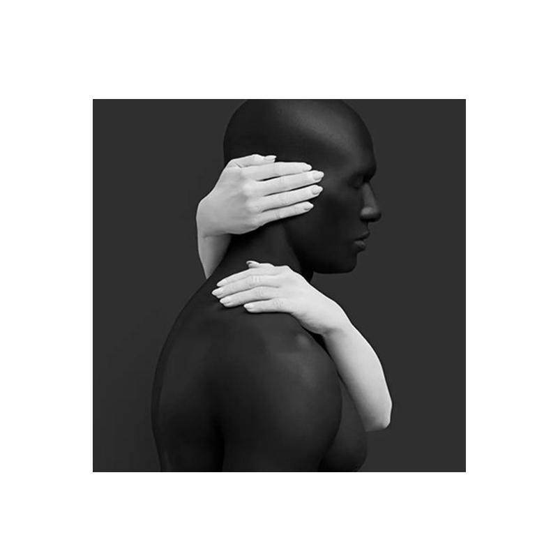 

Современная африканская черная обнаженная женщина холст картина красно-белые граффити постеры принты настенное искусство картина для гостиной домашний декор 20x20cm No Framed