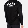 Korean Military R.O.K.A Long Sleeve T-Shirt - Black Long Sleeve