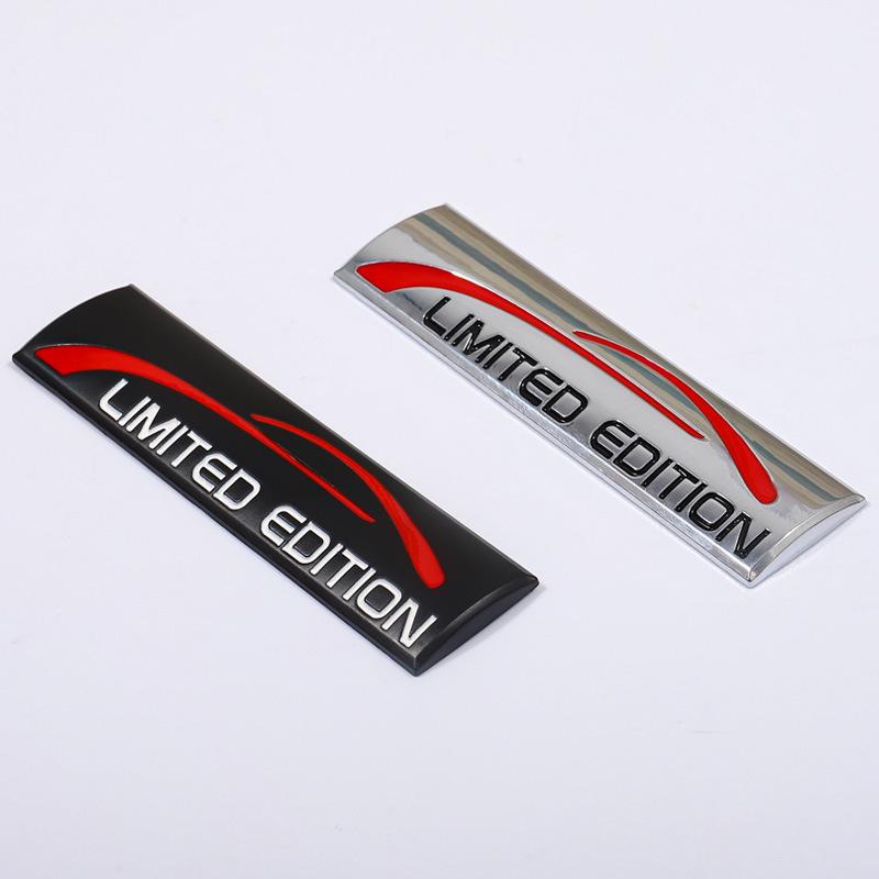 Limited Edition Custom Metal Car Emblem - Rear & Side Body Sticker